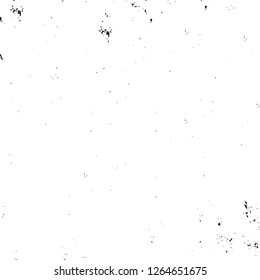 Vector grunge overlay texture. Black and white background. Abstract monochrome image includes a faded effect in dark tones
