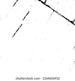 Vector grunge overlay texture. Black and white background. Abstract monochrome image includes a faded effect in dark tones