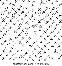 Vector grunge overlay texture. Black and white background. Abstract monochrome image includes a faded effect in dark tones