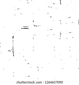 Vector grunge overlay texture. Black and white background. Abstract monochrome image includes a faded effect in dark tones