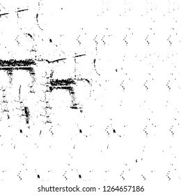 Vector grunge overlay texture. Black and white background. Abstract monochrome image includes a faded effect in dark tones