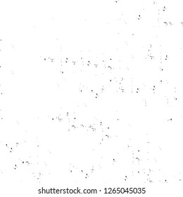 Vector grunge overlay texture. Black and white background. Abstract monochrome image includes a faded effect in dark tones