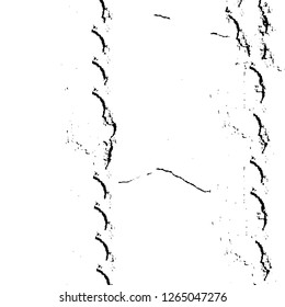 Vector grunge overlay texture. Black and white background. Abstract monochrome image includes a faded effect in dark tones