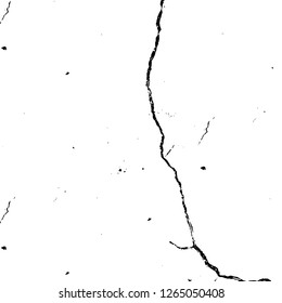 Vector grunge overlay texture. Black and white background. Abstract monochrome image includes a faded effect in dark tones