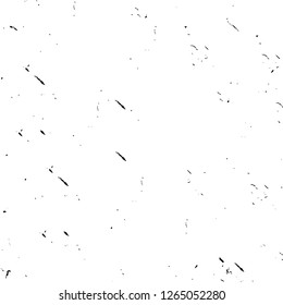 Vector grunge overlay texture. Black and white background. Abstract monochrome image includes a faded effect in dark tones