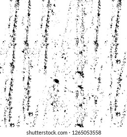 Vector grunge overlay texture. Black and white background. Abstract monochrome image includes a faded effect in dark tones