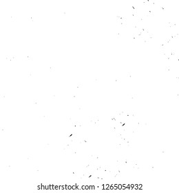 Vector grunge overlay texture. Black and white background. Abstract monochrome image includes a faded effect in dark tones