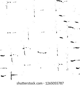Vector grunge overlay texture. Black and white background. Abstract monochrome image includes a faded effect in dark tones