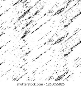 Vector grunge overlay texture. Black and white background. Abstract monochrome image includes a faded effect in dark tones