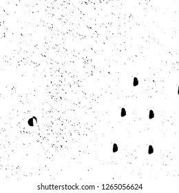 Vector grunge overlay texture. Black and white background. Abstract monochrome image includes a faded effect in dark tones