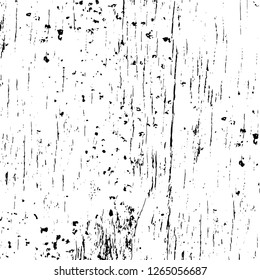Vector grunge overlay texture. Black and white background. Abstract monochrome image includes a faded effect in dark tones