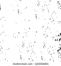 Vector grunge overlay texture. Black and white background. Abstract monochrome image includes a faded effect in dark tones