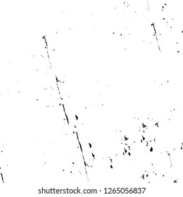 Vector grunge overlay texture. Black and white background. Abstract monochrome image includes a faded effect in dark tones