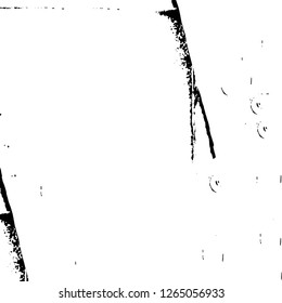 Vector grunge overlay texture. Black and white background. Abstract monochrome image includes a faded effect in dark tones
