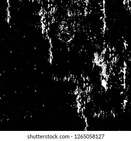 Vector grunge overlay texture. Black and white background. Abstract monochrome image includes a faded effect in dark tones