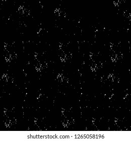 Vector grunge overlay texture. Black and white background. Abstract monochrome image includes a faded effect in dark tones