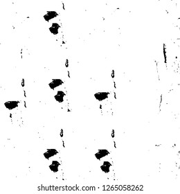 Vector grunge overlay texture. Black and white background. Abstract monochrome image includes a faded effect in dark tones