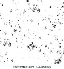 Vector grunge overlay texture. Black and white background. Abstract monochrome image includes a faded effect in dark tones