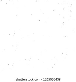 Vector grunge overlay texture. Black and white background. Abstract monochrome image includes a faded effect in dark tones