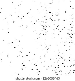 Vector grunge overlay texture. Black and white background. Abstract monochrome image includes a faded effect in dark tones