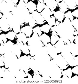 Vector grunge overlay texture. Black and white background. Abstract monochrome image includes a faded effect in dark tones