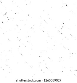 Vector grunge overlay texture. Black and white background. Abstract monochrome image includes a faded effect in dark tones