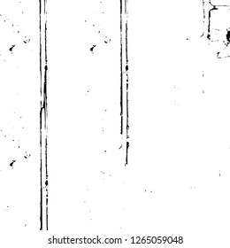 Vector grunge overlay texture. Black and white background. Abstract monochrome image includes a faded effect in dark tones