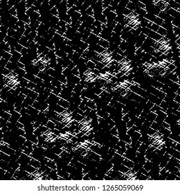 Vector grunge overlay texture. Black and white background. Abstract monochrome image includes a faded effect in dark tones