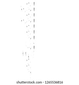Vector grunge overlay texture. Black and white background. Abstract monochrome image includes a faded effect in dark tones