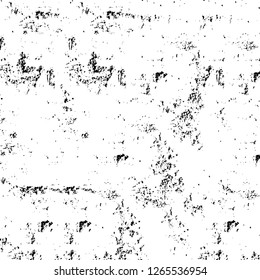 Vector grunge overlay texture. Black and white background. Abstract monochrome image includes a faded effect in dark tones