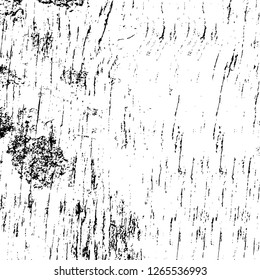 Vector grunge overlay texture. Black and white background. Abstract monochrome image includes a faded effect in dark tones