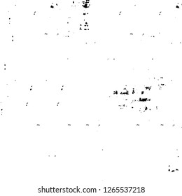 Vector grunge overlay texture. Black and white background. Abstract monochrome image includes a faded effect in dark tones