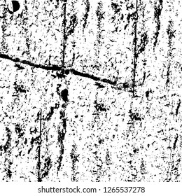 Vector grunge overlay texture. Black and white background. Abstract monochrome image includes a faded effect in dark tones