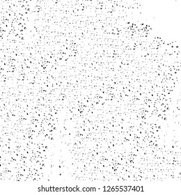 Vector grunge overlay texture. Black and white background. Abstract monochrome image includes a faded effect in dark tones