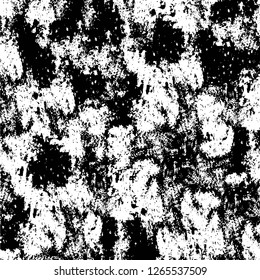 Vector grunge overlay texture. Black and white background. Abstract monochrome image includes a faded effect in dark tones
