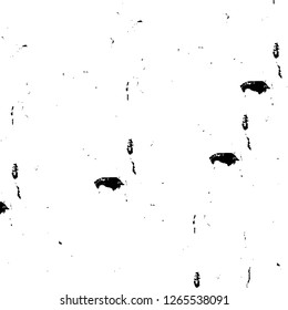 Vector grunge overlay texture. Black and white background. Abstract monochrome image includes a faded effect in dark tones