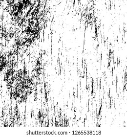 Vector grunge overlay texture. Black and white background. Abstract monochrome image includes a faded effect in dark tones