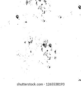 Vector grunge overlay texture. Black and white background. Abstract monochrome image includes a faded effect in dark tones