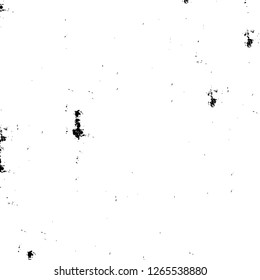 Vector grunge overlay texture. Black and white background. Abstract monochrome image includes a faded effect in dark tones