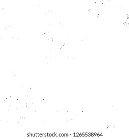 Vector grunge overlay texture. Black and white background. Abstract monochrome image includes a faded effect in dark tones
