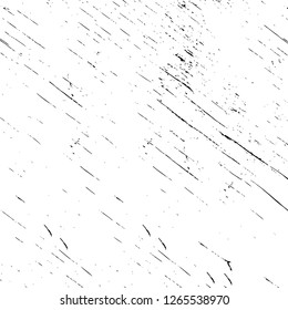 Vector grunge overlay texture. Black and white background. Abstract monochrome image includes a faded effect in dark tones