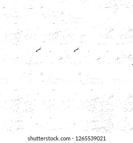Vector grunge overlay texture. Black and white background. Abstract monochrome image includes a faded effect in dark tones