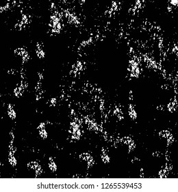 Vector grunge overlay texture. Black and white background. Abstract monochrome image includes a faded effect in dark tones