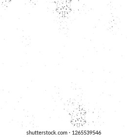 Vector grunge overlay texture. Black and white background. Abstract monochrome image includes a faded effect in dark tones