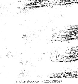 Vector grunge overlay texture. Black and white background. Abstract monochrome image includes a faded effect in dark tones