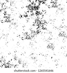 Vector grunge overlay texture. Black and white background. Abstract monochrome image includes a faded effect in dark tones