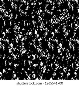 Vector grunge overlay texture. Black and white background. Abstract monochrome image includes a faded effect in dark tones