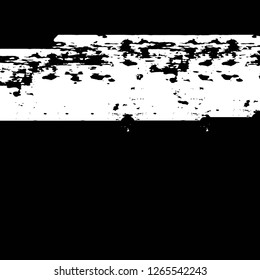 Vector grunge overlay texture. Black and white background. Abstract monochrome image includes a faded effect in dark tones