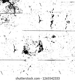 Vector grunge overlay texture. Black and white background. Abstract monochrome image includes a faded effect in dark tones