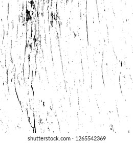Vector grunge overlay texture. Black and white background. Abstract monochrome image includes a faded effect in dark tones